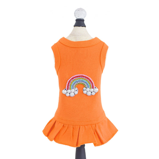 Rainbow Dog Dress