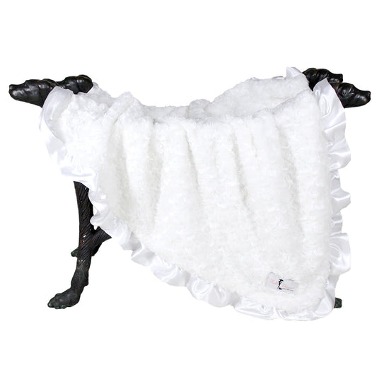 Baby Ruffle Dog Blanket